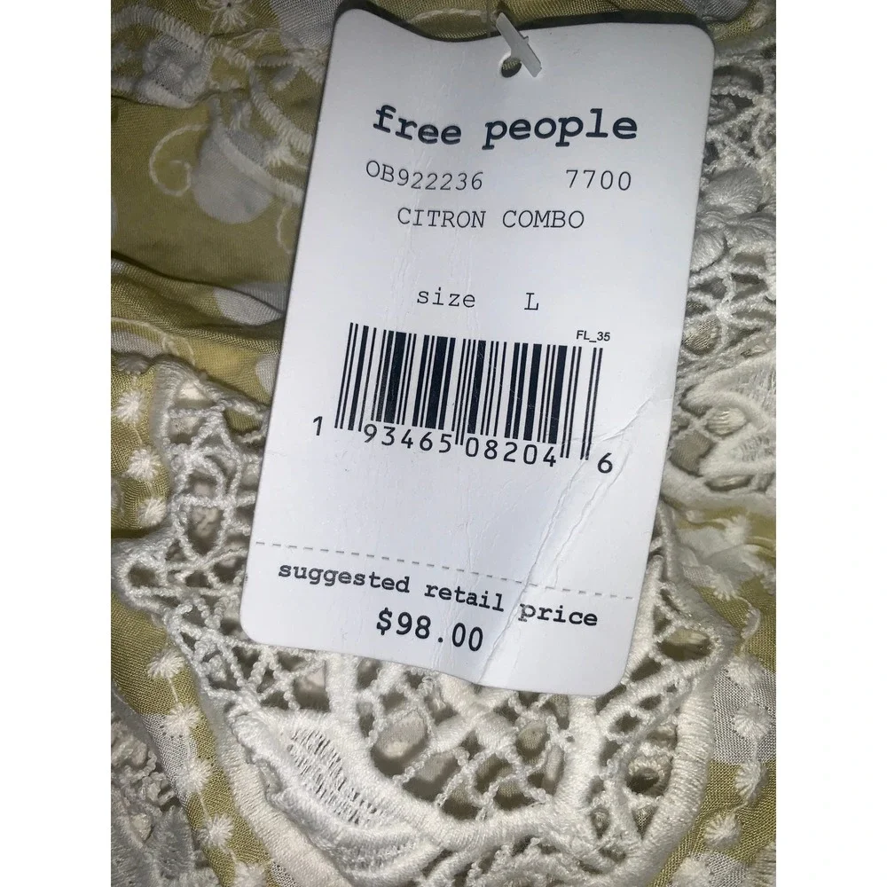 FREE PEOPLE Lunch‎ Date Halter Top. Large.